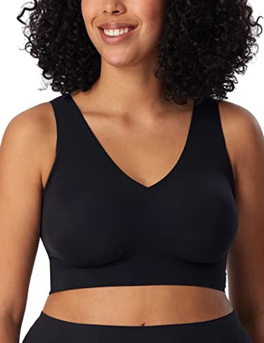 Schiesser Damen nahtloses Bustier mit herausnehmbaren Pads - Invisible Soft, schwarz_170364, 40 im Sale